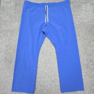 FIGS Pants Womens XXL 2XL Blue Livingston Basic Scrubs Drawstring